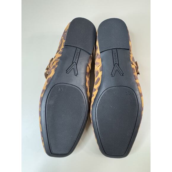 Vionic Womens Alameda Mary Janes Flat 8 Tan Cheetah Comfort Arch Support Leather - Picture 10 of 12